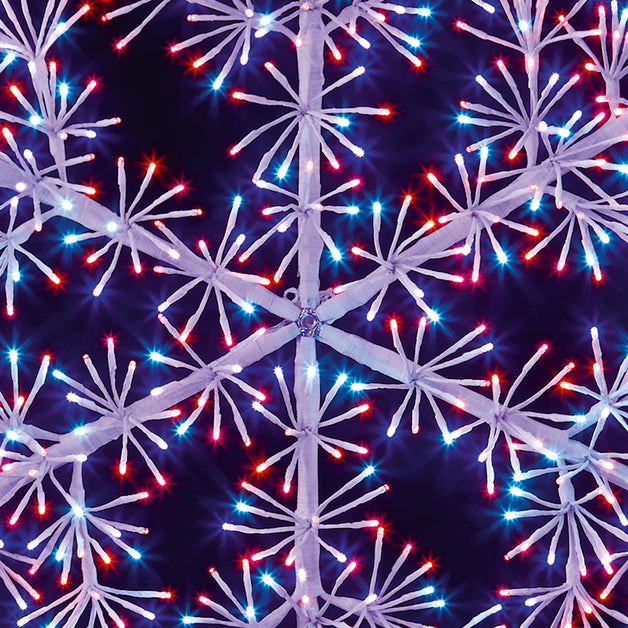 Premier Starburst Snowflake 90cm Rainbow