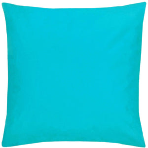 Plain Outdoor Cushion Aqua 43x43cm