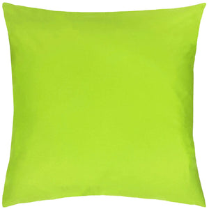 Plain Outdoor Cushion Lime 43x43cm