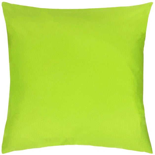 Plain Outdoor Cushion Lime 43x43cm