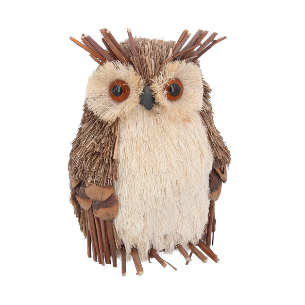 Brown Twig Owl Ornament