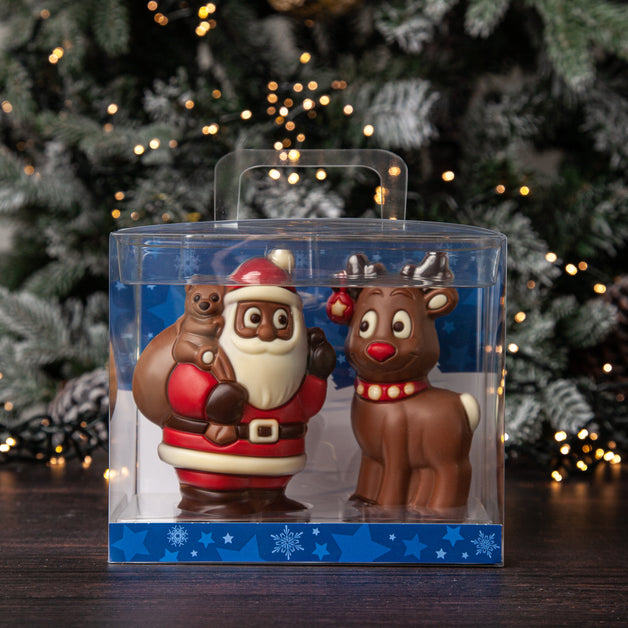 Santa & Reindeer Gift Box