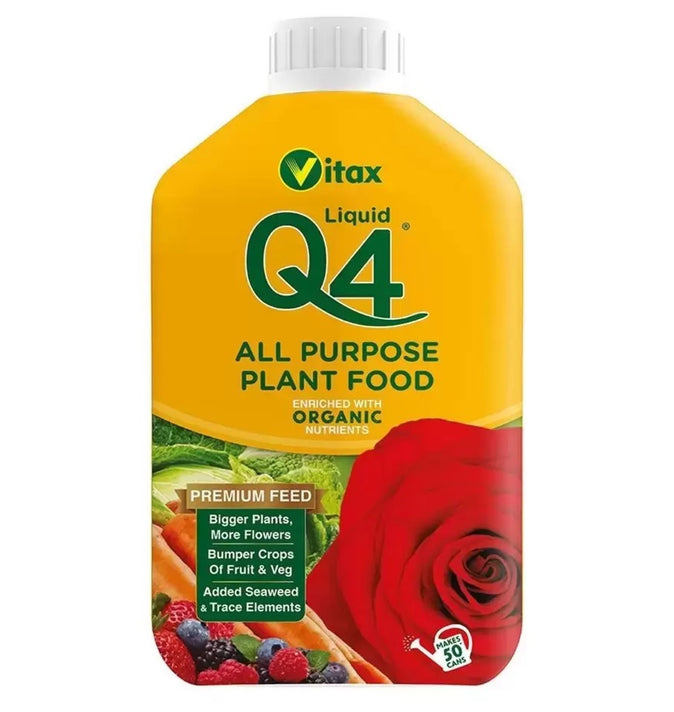 Vitax Q4 Liquid Plant Food 1Ltr