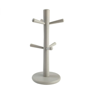 T&G Mug Tree 6 Peg Grey