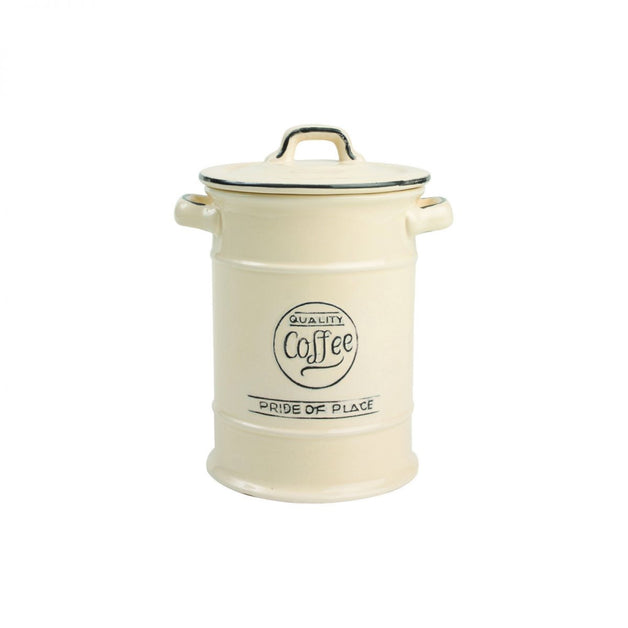 T&G  Pride Of Place Coffee Jar In Old Cream