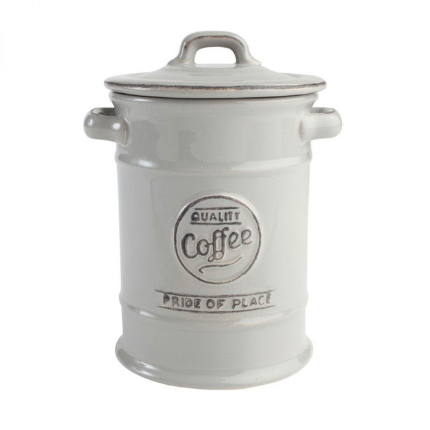 T&G Pride Of Place Coffee Jar Grey