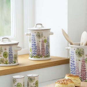 T&G  Cottage Garden Butterfly Store Jar