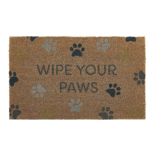 My Mat Printed Coir Wipe Your Paws 45x75