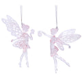 Pink & Iridescent Acrylic Fairy Decoration