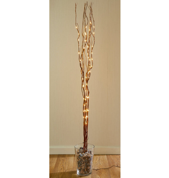Twig Lights 1.2m Brown