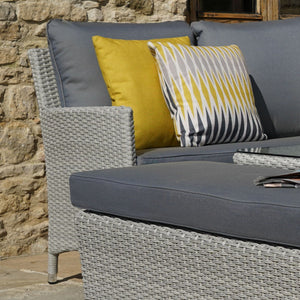 Bramblecrest Yellow Square Scatter Cushion