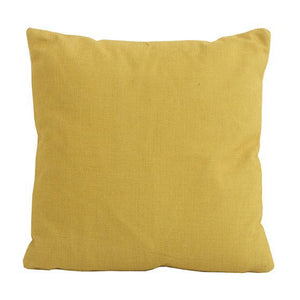 Bramblecrest Yellow Square Scatter Cushion