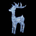Premier Acrylic Standing Reindeer 1.15m with Cool White Lights