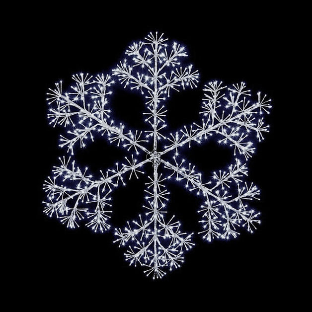 Premier Starburst Snowflake 90cm Silver