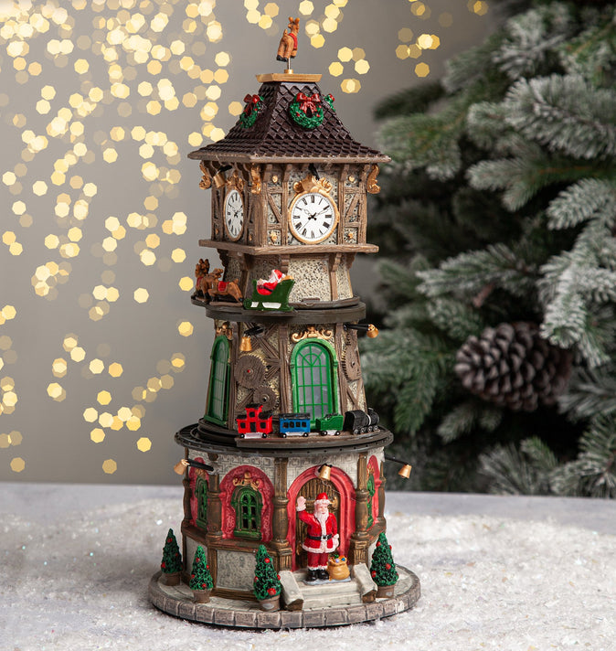 Lemax Christmas Clock Tower