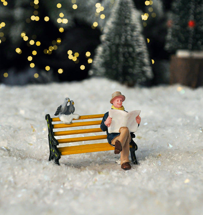 Lemax Reading Morning Papers