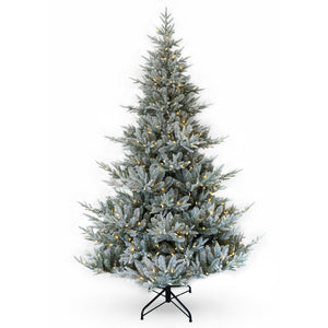 Snowy St Francis 7.5ft Pre-Lit (A18)