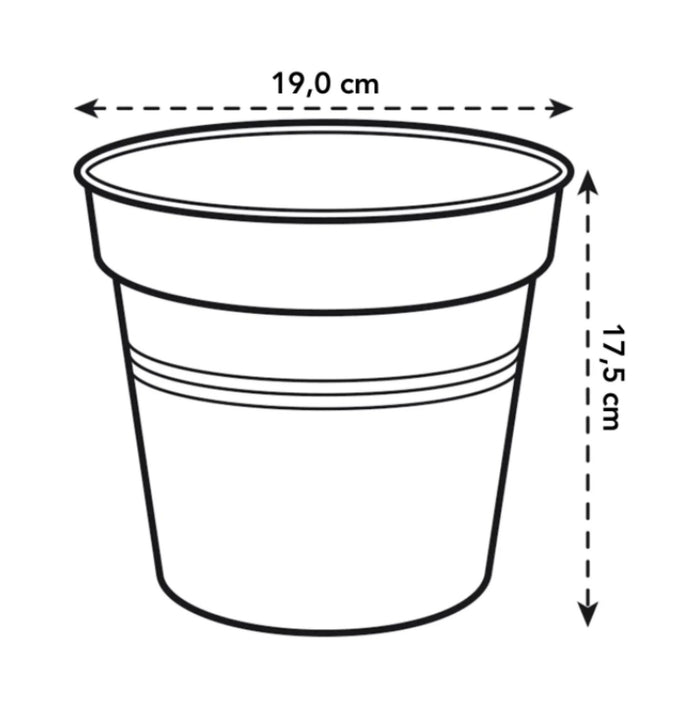 Green Basics Growpot 19cm Terracotta