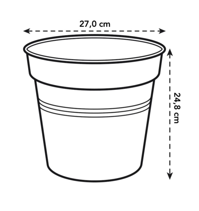Green Basics Growpot 27cm Terracotta