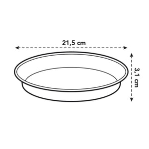 Green Basics Saucer 22cm Black