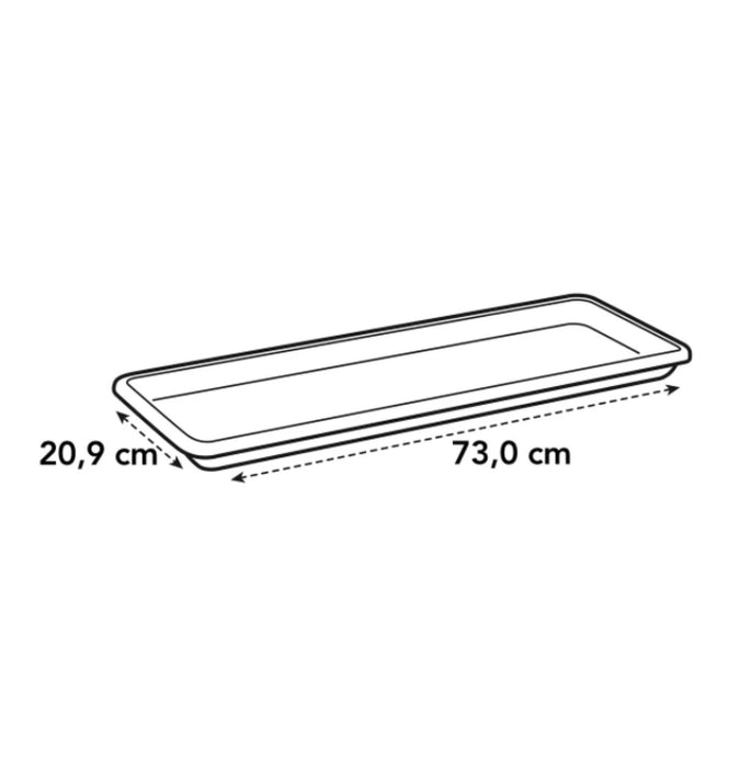 Barcelona XL Saucer 80cm Anthracite