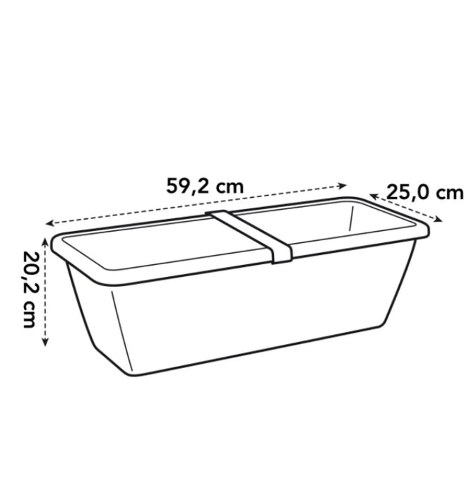 Barcelona XL 60cm Anthracite