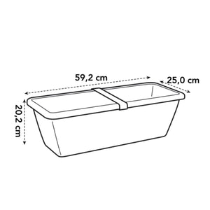 Barcelona XL 60cm Anthracite