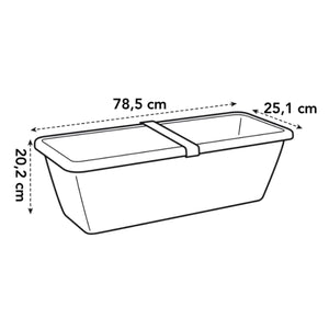 Barcelona XL 80cm Anthracite