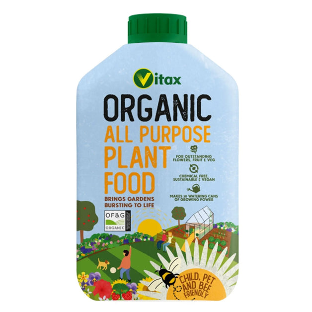 Vitax Organic All Purpose Plant Food 1Ltr
