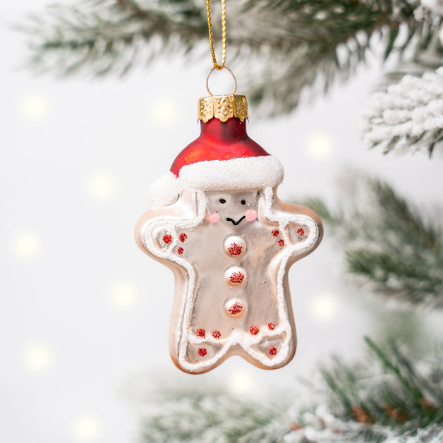 Gingerbread Man Shaped Bauble