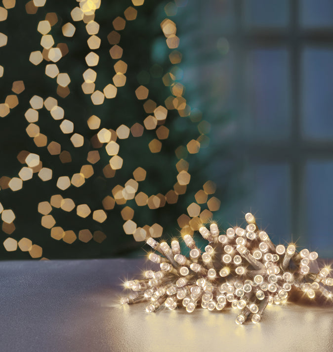 Premier 200 Battery Operated Timelights Warm White