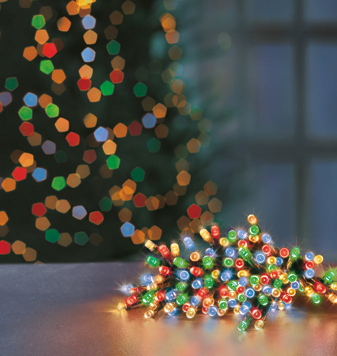 Premier 100 Battery Operated Timelights Multi-Coloured