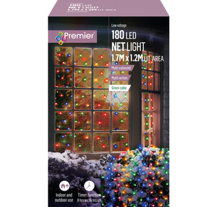 Premier 180 Net lights Multi-Coloured