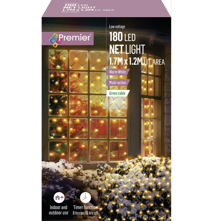 Premier 180 Net lights Warm White