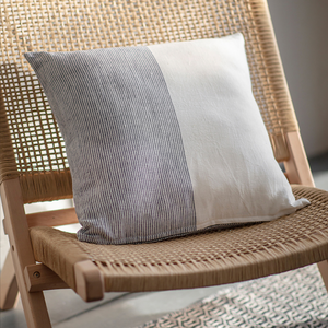 Garden Trading Co. Sherborne Stripe Cushion Ink (45x45cm)