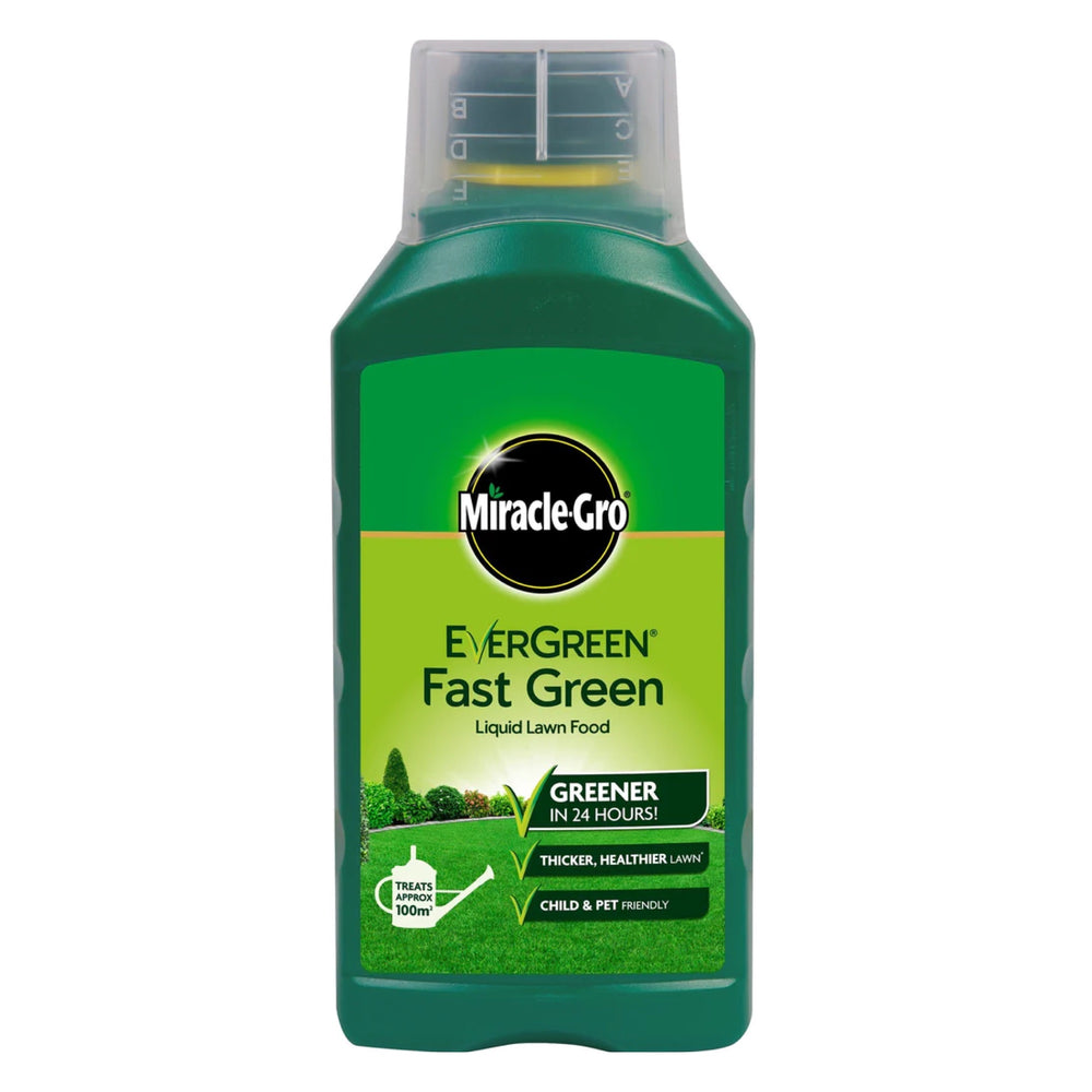 MiracleGro Fast Green Lawn Feed 1Ltr Whitehall Garden Centre