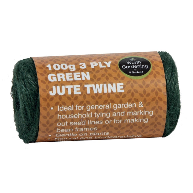Jute Twine Green 100g